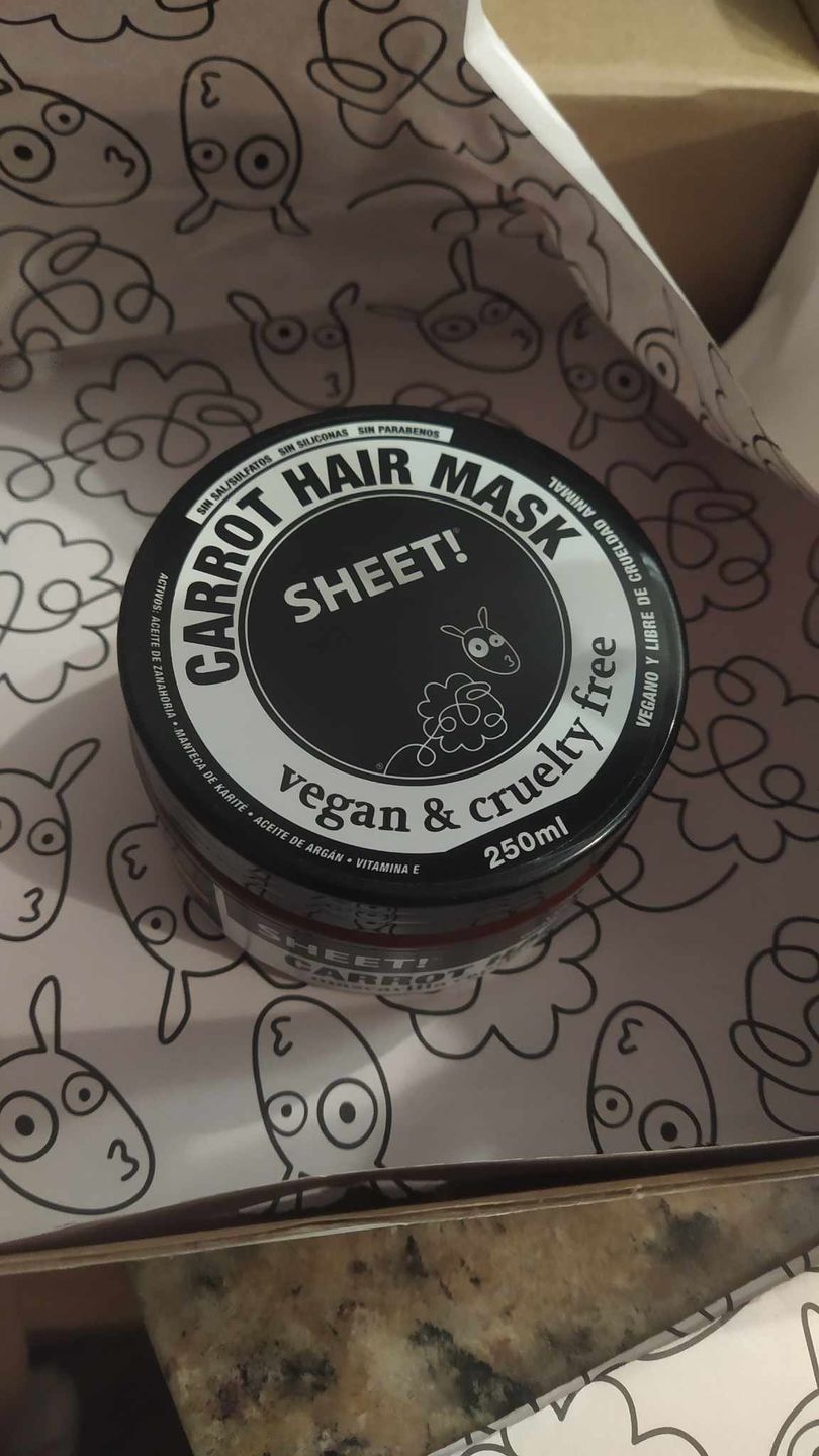 Customer photo review of Carrot Mask