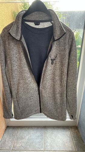 Customer photo review of Herren Shirt Stick - Dunkelblau meliert (🌲)