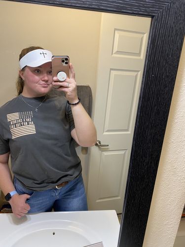 Customer photo review of Cross Visor - White