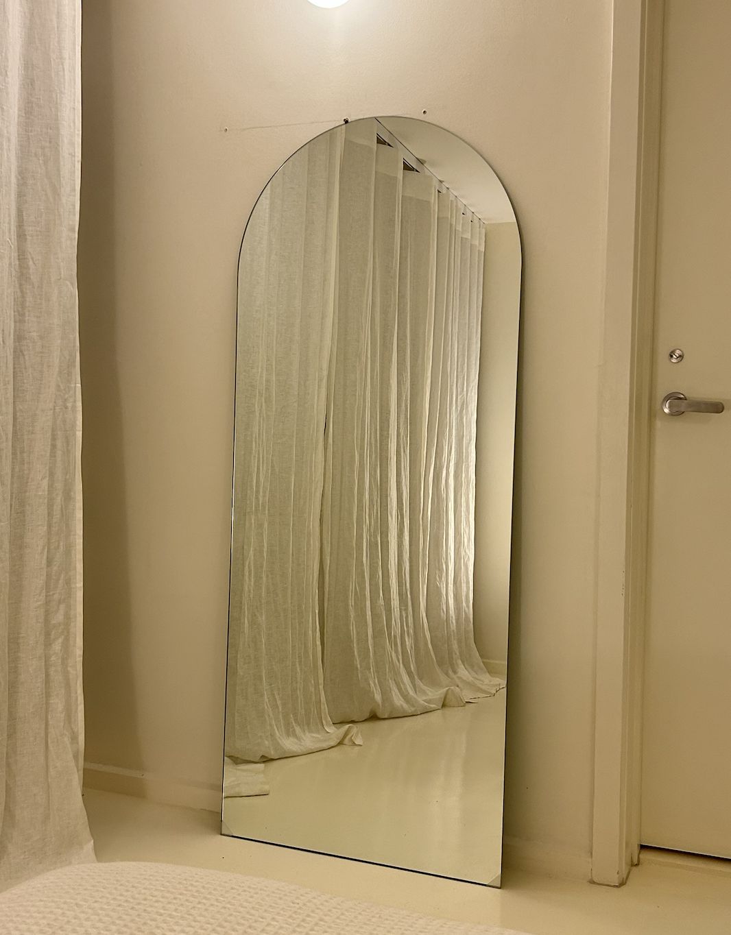 Customer photo review of Cassia - Frameless Full Length Mirror