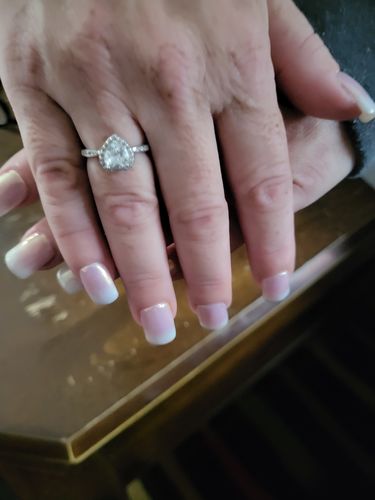 Customer photo review of Forever In My Heart Urn Ring