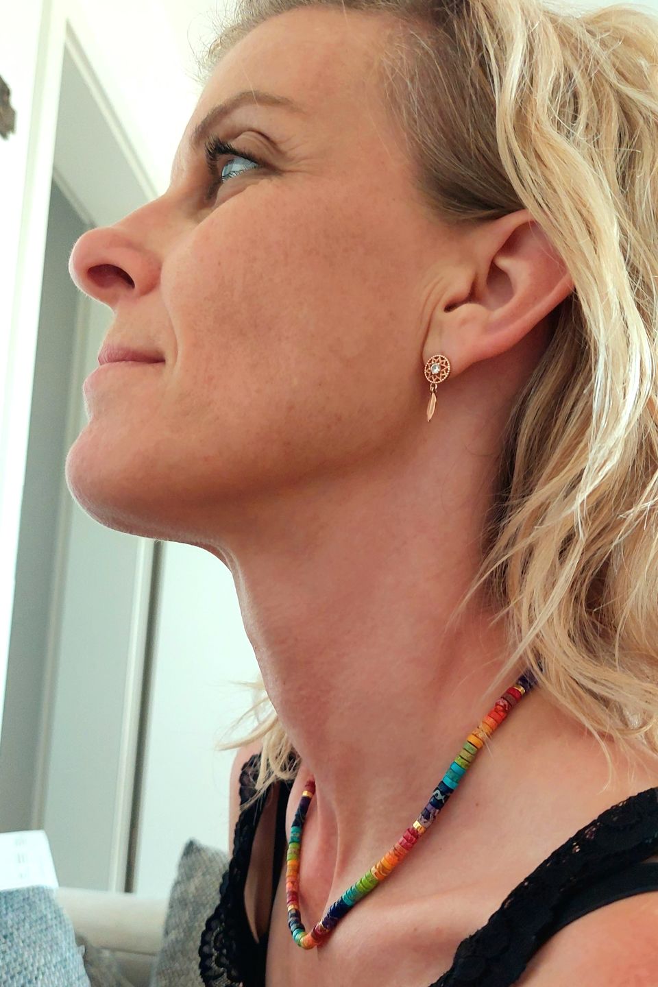 Customer photo review of 7 Chakra Halskette aus Jaspis