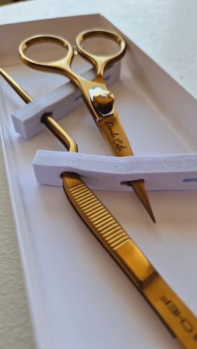 Customer photo review of Personalised Scissors