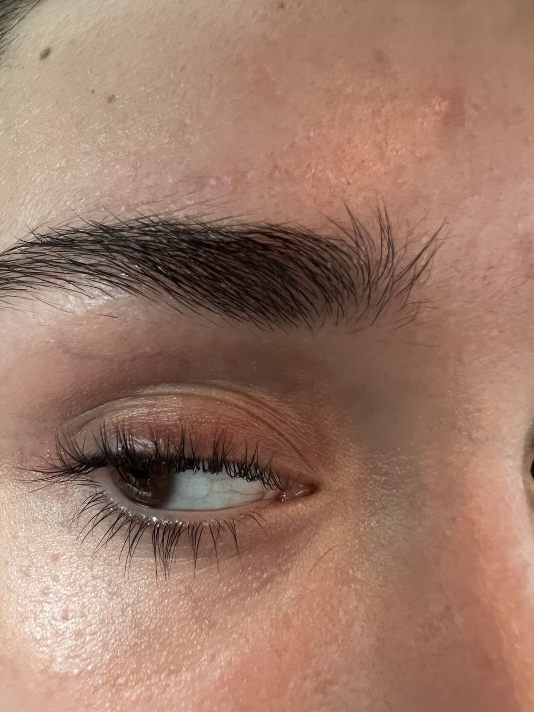 Customer photo review of LASH GROWTH SERUM