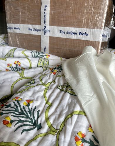 Customer photo review of Organic Mulmul Cotton Quilt