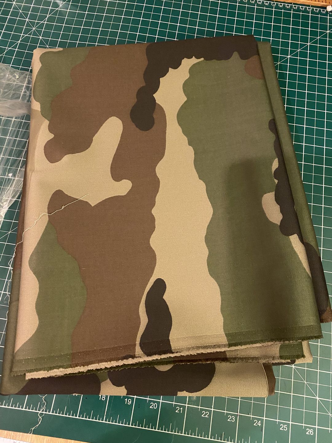 Customer photo review of Jungle Camouflage Waterproof Fabric