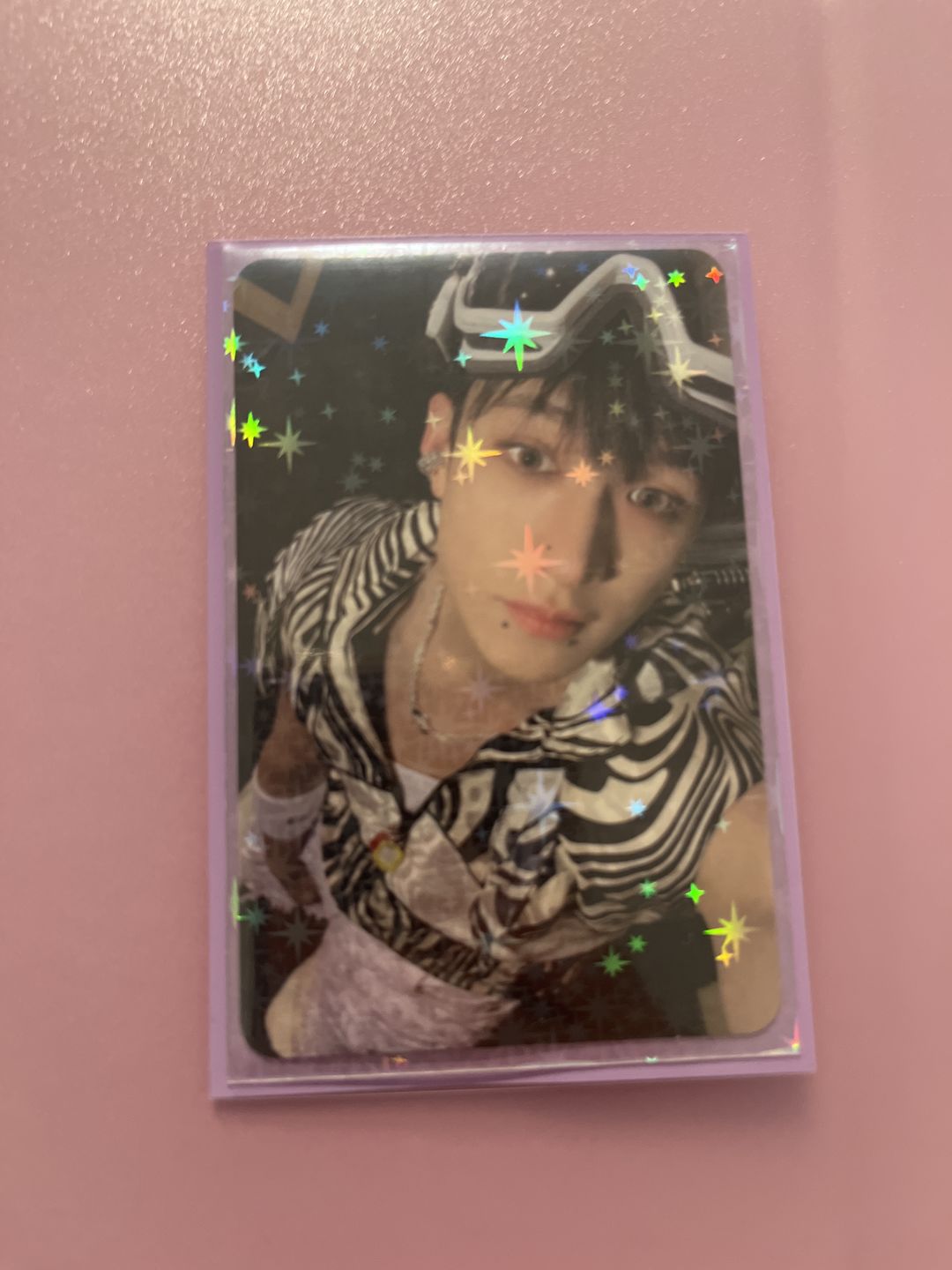 Customer photo review of PREMIUM HOLOGRAPHIC PHOTOCARD SLEEVES - STAR VERSION