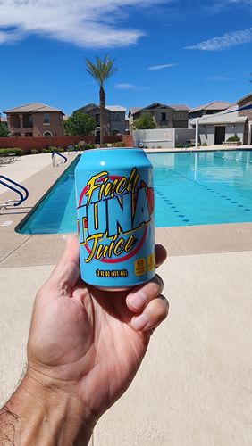 Customer photo review of Finch Tuna Beersy Silicone Sleeve Hide-a-Beer Can Cooler