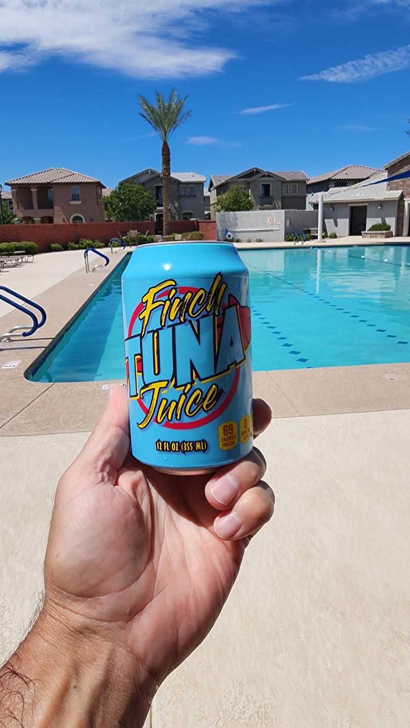 Customer photo review of Finch Tuna Beersy Silicone Sleeve Hide-a-Beer Can Cooler