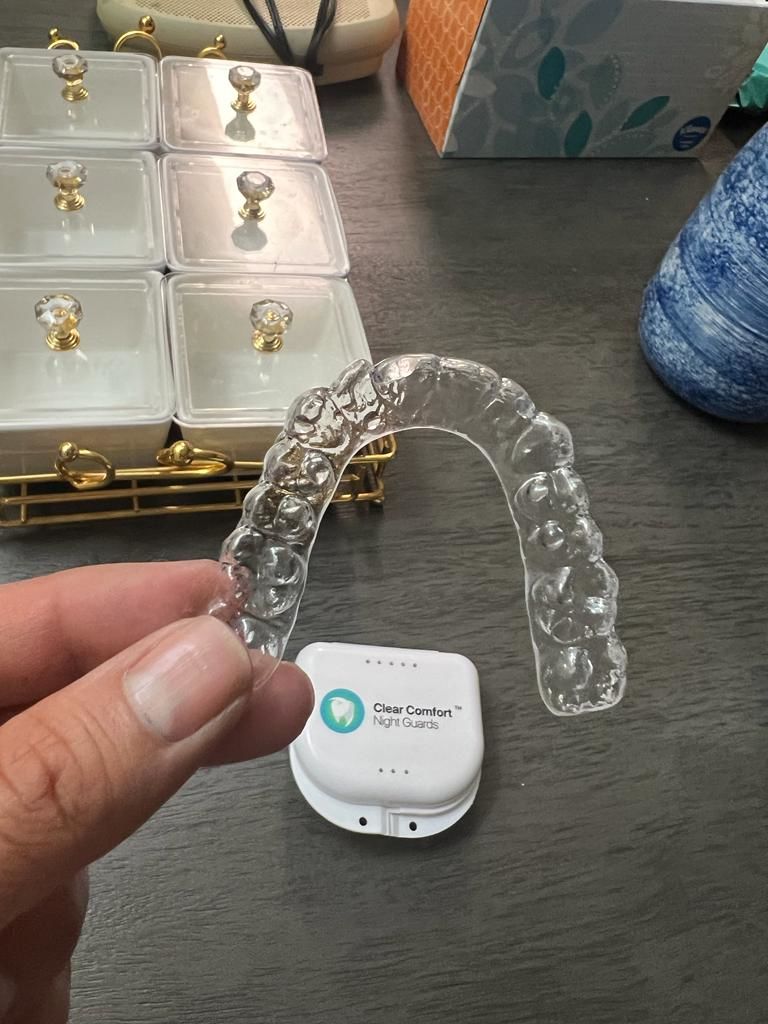 Customer photo review of 2mm Soft Night Guard for Light Teeth Grinding / Clenching - Comfortable, Custom-Fit Protection