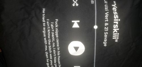 Customer photo review of Your Favorite Song T-Shirt Music Player