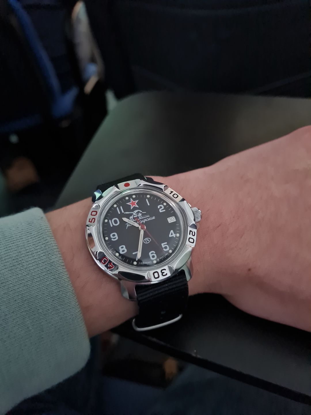 Customer photo review of Reloj Vostok Komandirskie 811306 A Cuerda Made in Russia 40mm [EXCLUSIVO]