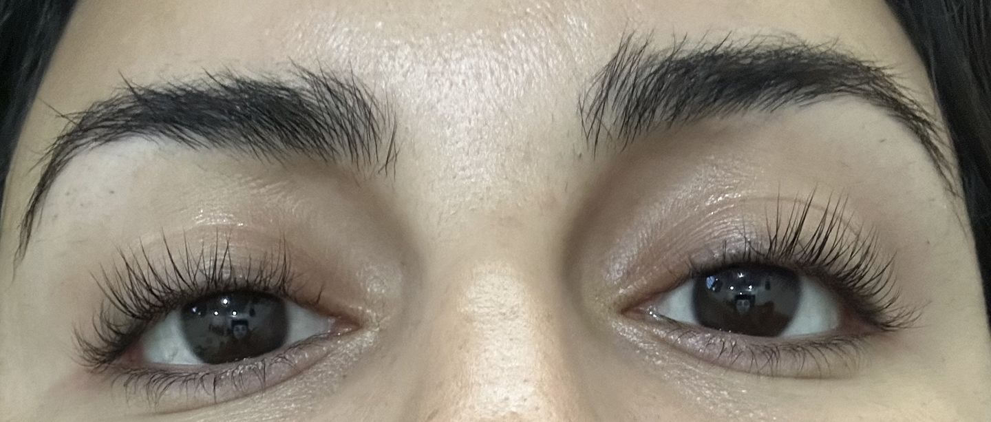 Customer photo review of CS EYELASH - Suero para crecimiento de pestañas y cejas