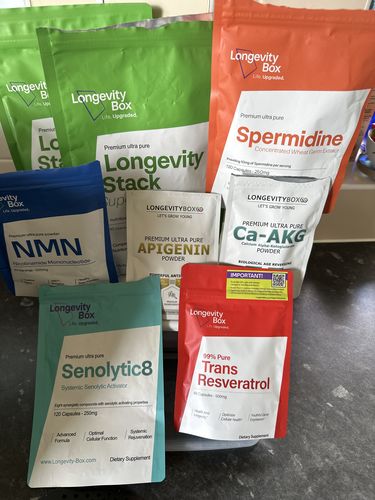 Customer photo review of Longevity Stack Supergreens Powder