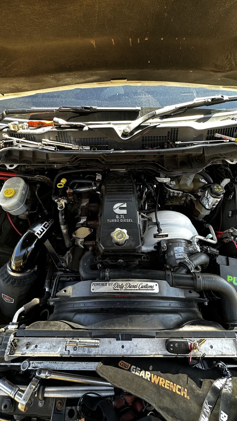Customer photo review of Universal Powered By Dirty Engine Placard