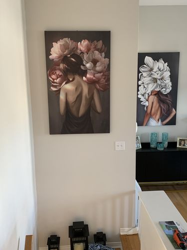 Customer photo review of 'Resilient Peonies' Canvas Art