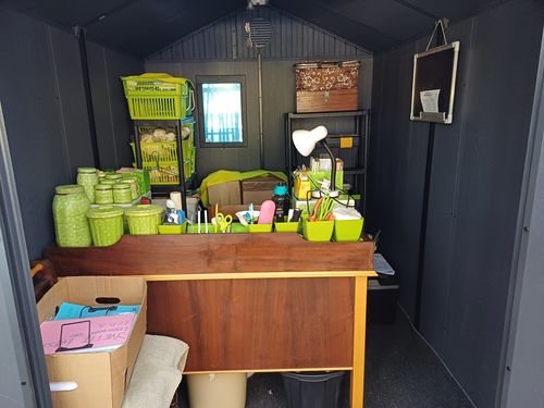 Customer photo review of Darwin 6x8ft Shed - Grey