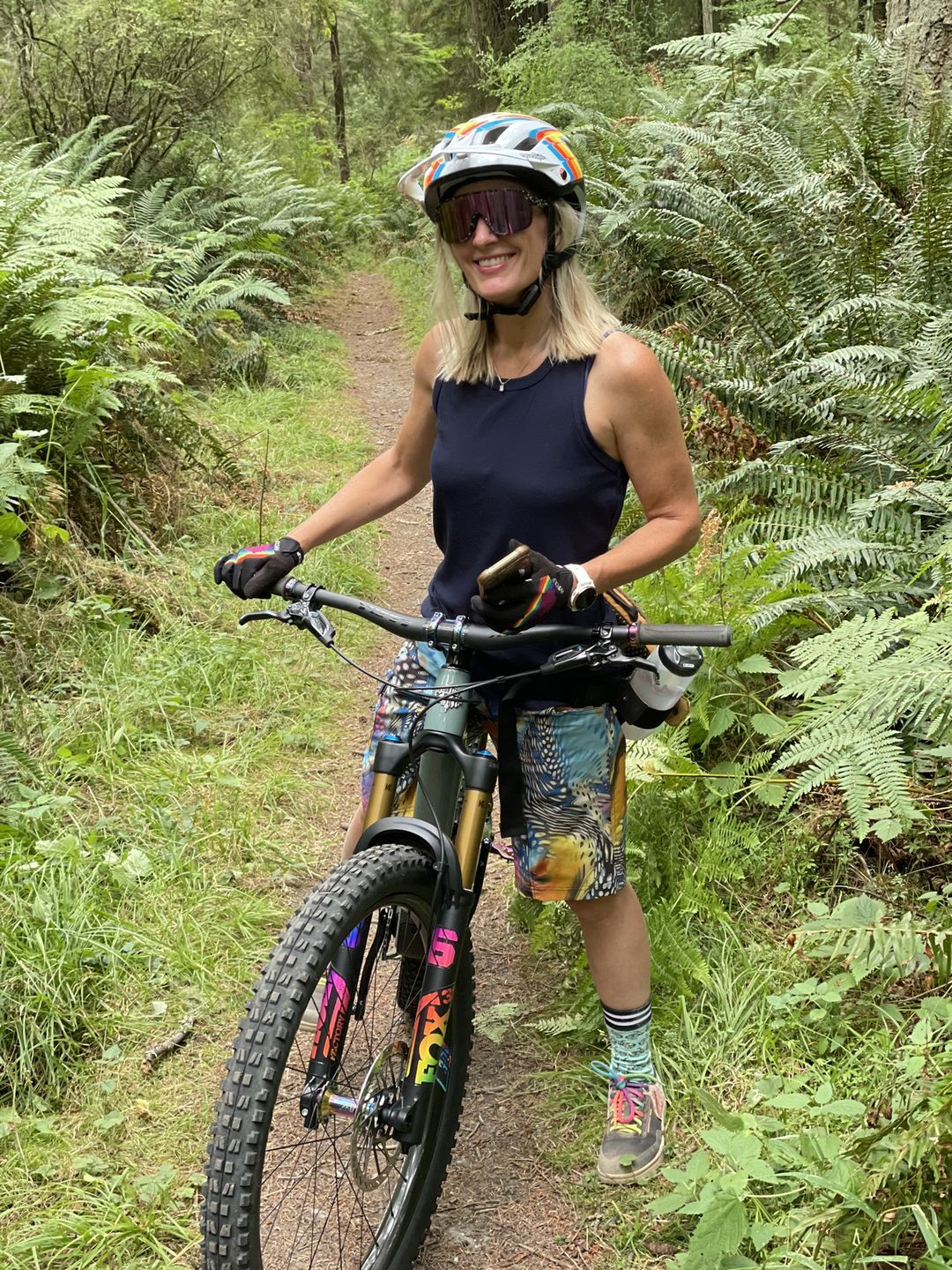 Customer photo review of Metallic Fox 36 Factory Fork Decal
