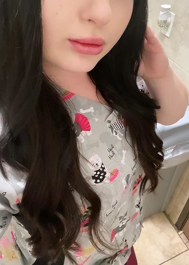 Customer photo review of Full Shine Lace Wig Toppers 3*5 Inch Lace Base Hairpiece For Women Pure Color #1B Off Black