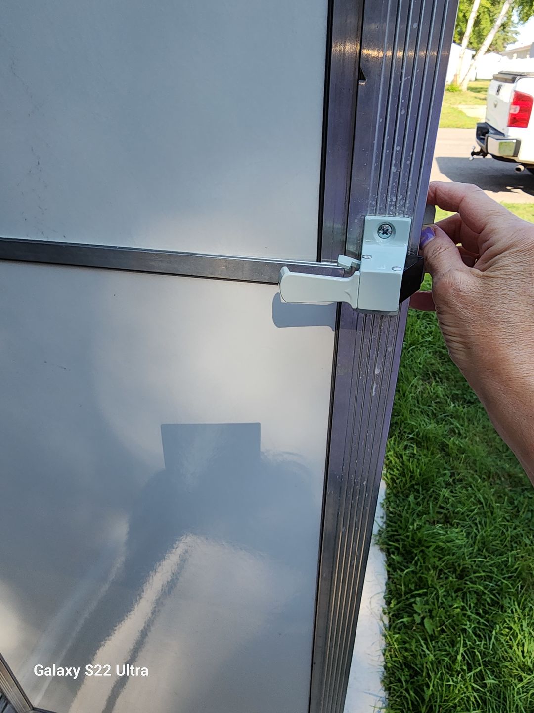 Customer photo review of Screen Door Latch