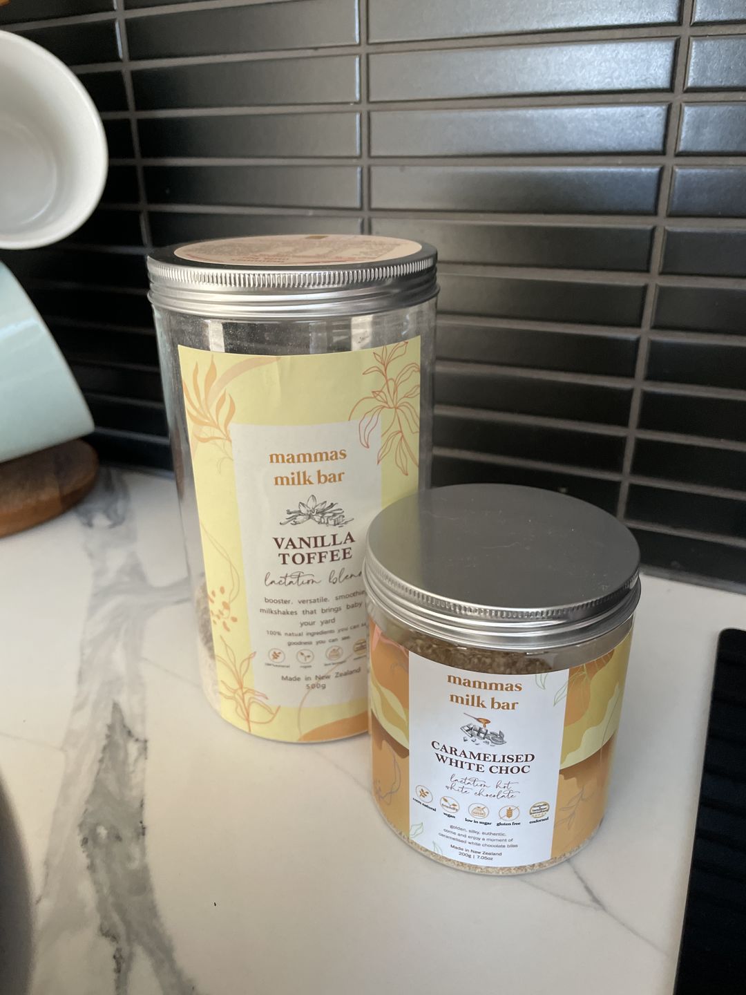 Customer photo review of Lactation Caramelised White Hot Chocolate