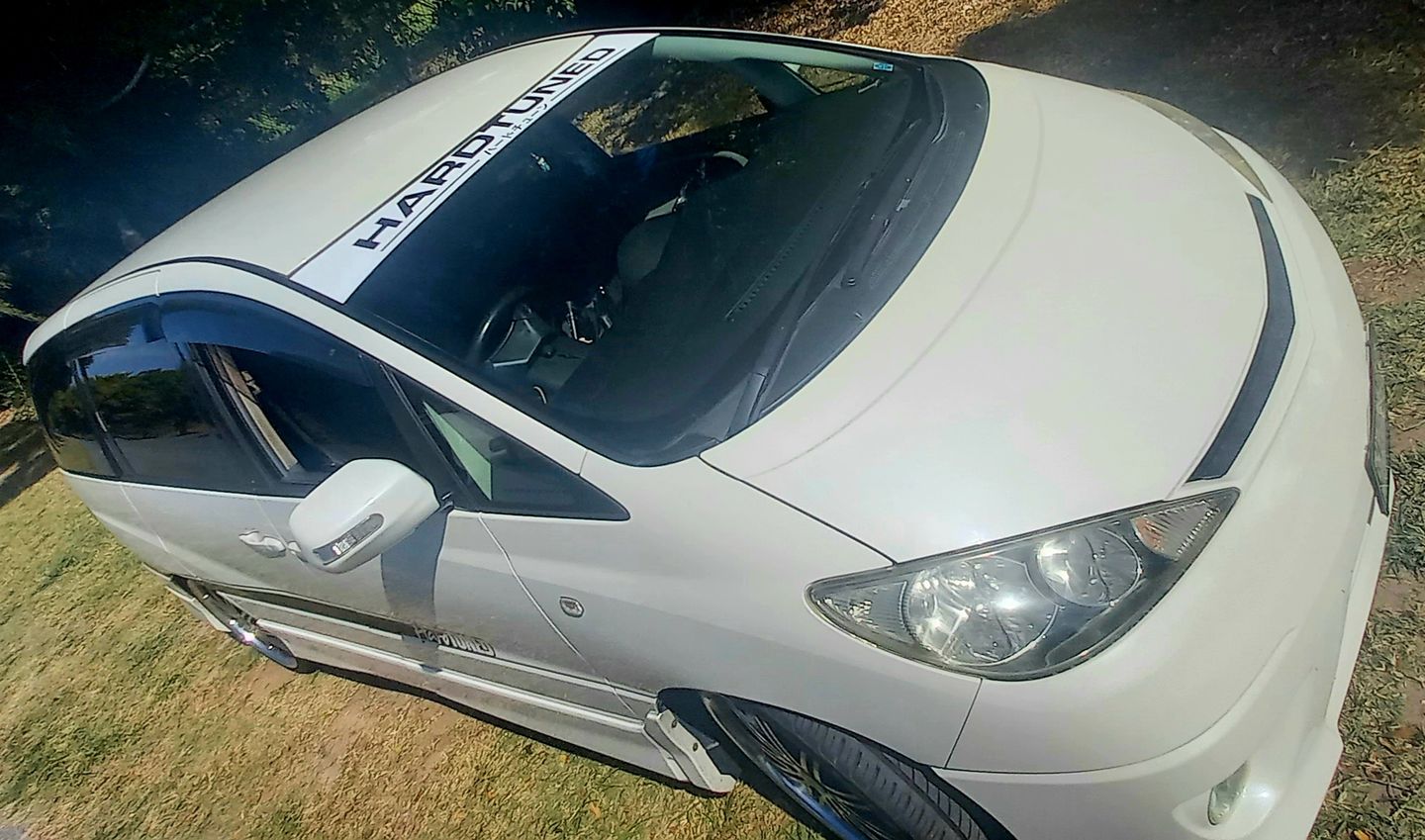 Customer photo review of HardTuned Window Banner - Modern