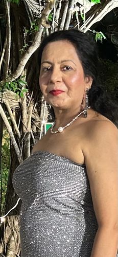 Customer photo review of Rubans Voguish Rhodium Plated Metallic Beaded Pearl Charm Necklace