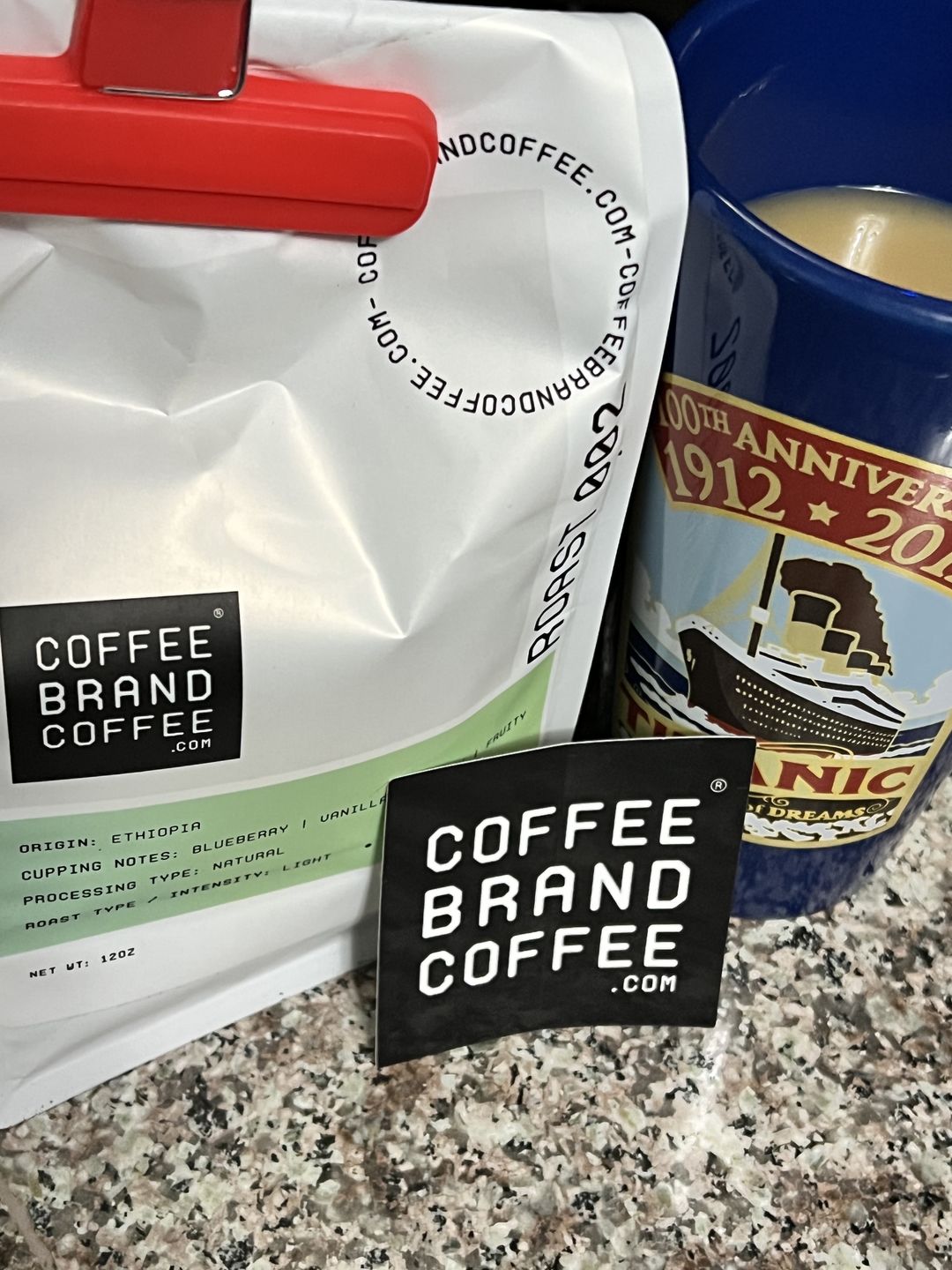 Customer photo review of Ethiopian Light Roast Coffee