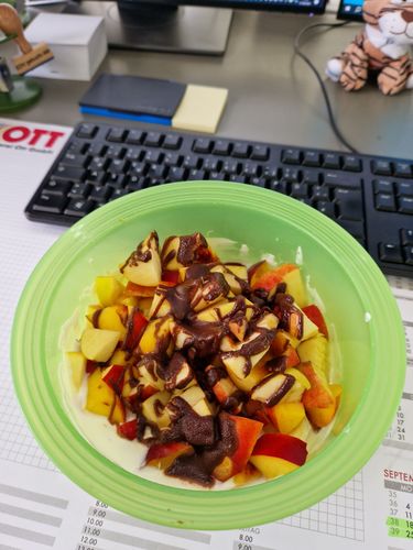 Kundenbewertung mit Foto zu Bio Schoko-Haselnuss Spread 250g