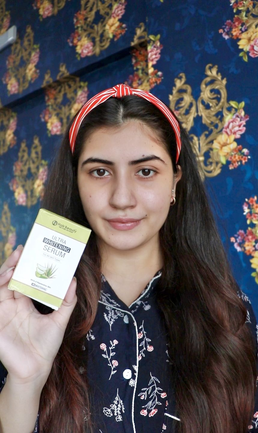Customer photo review of Ultra Whitening Serum