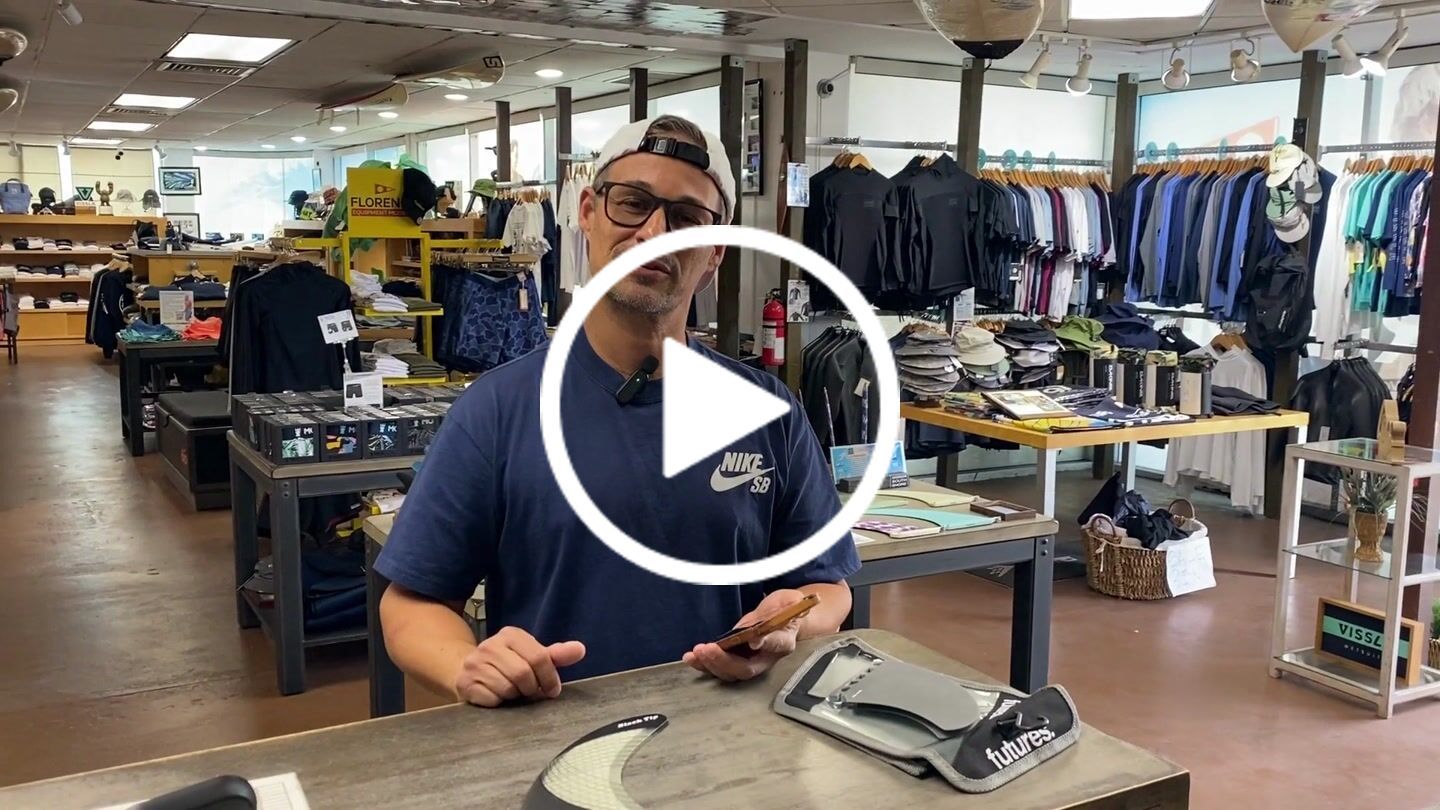 Customer video review of Randy Rarick BLACK TIP FLEX Longboard Fin 7.5"-10.0" Carbon Super Flex Tip