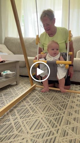 Customer video review of Cloth Baby Swing for all Swingsets - Frame Not Included