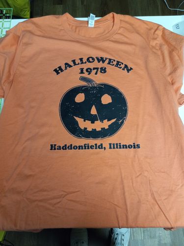 Customer photo review of HALLOWEEN 1978 DTF Transfer