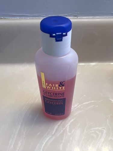 Customer photo review of Fair and White Original Lightening Glycerin Body Lotion 125 ml / 4.22 fl oz