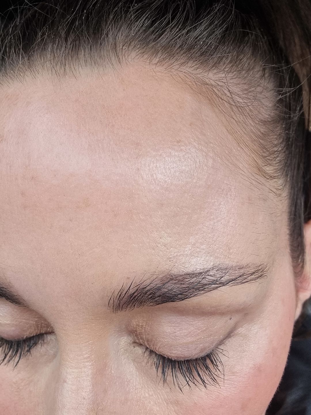 Customer photo review of Purely Lashes Lash Growth Serum
