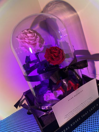 Customer photo review of The Everlasting Duo - Pink & Red Roses