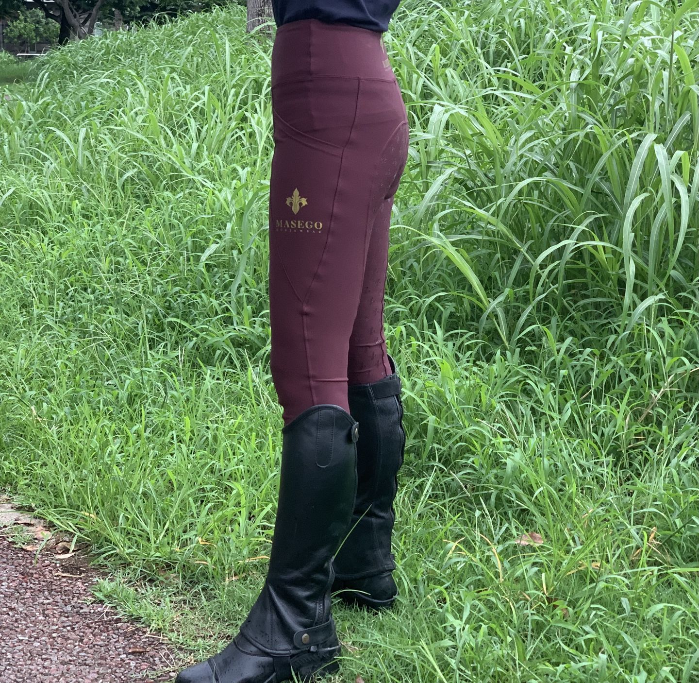 Customer photo review of Masego Riding Tights