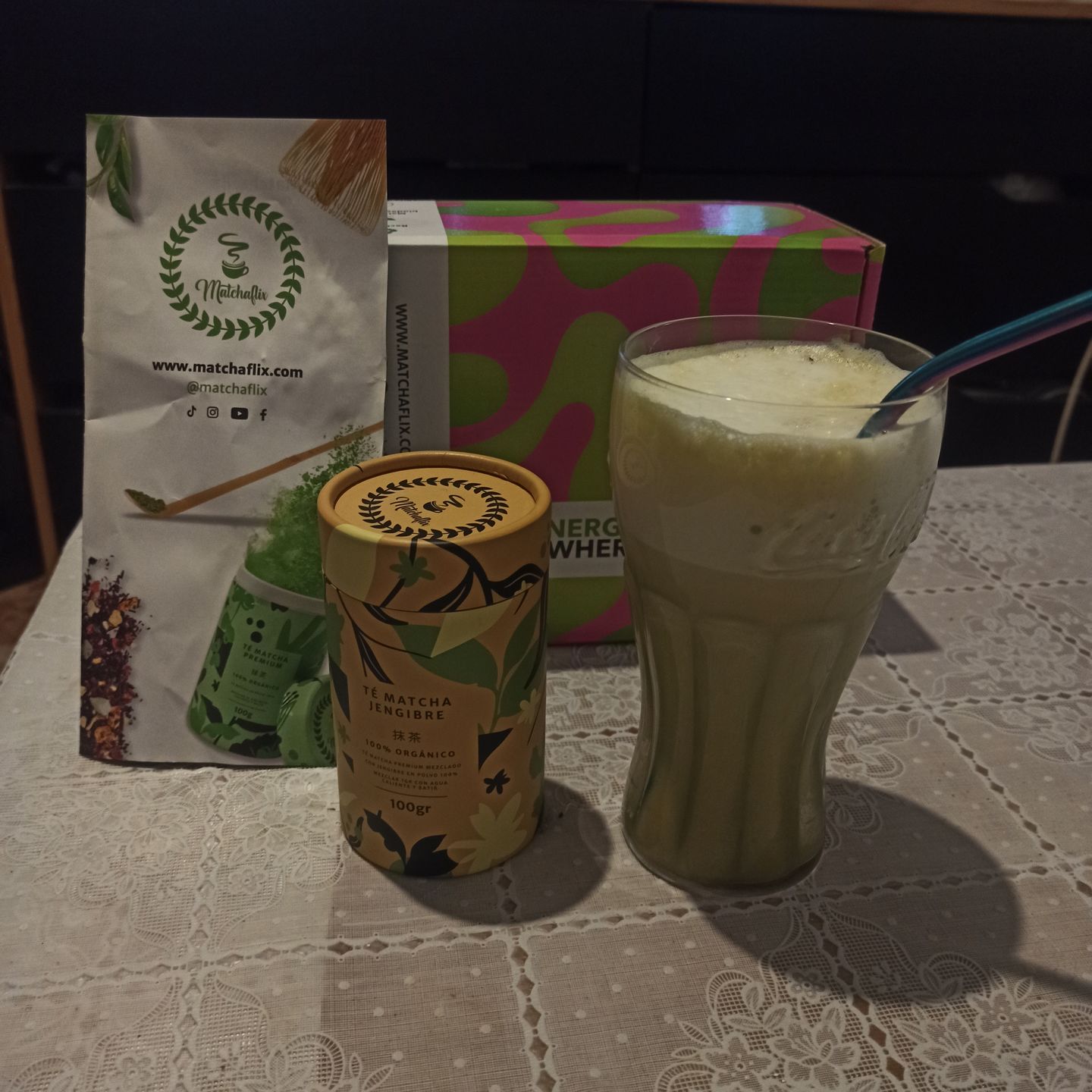 Customer photo review of Té Matcha Premium Jengibre