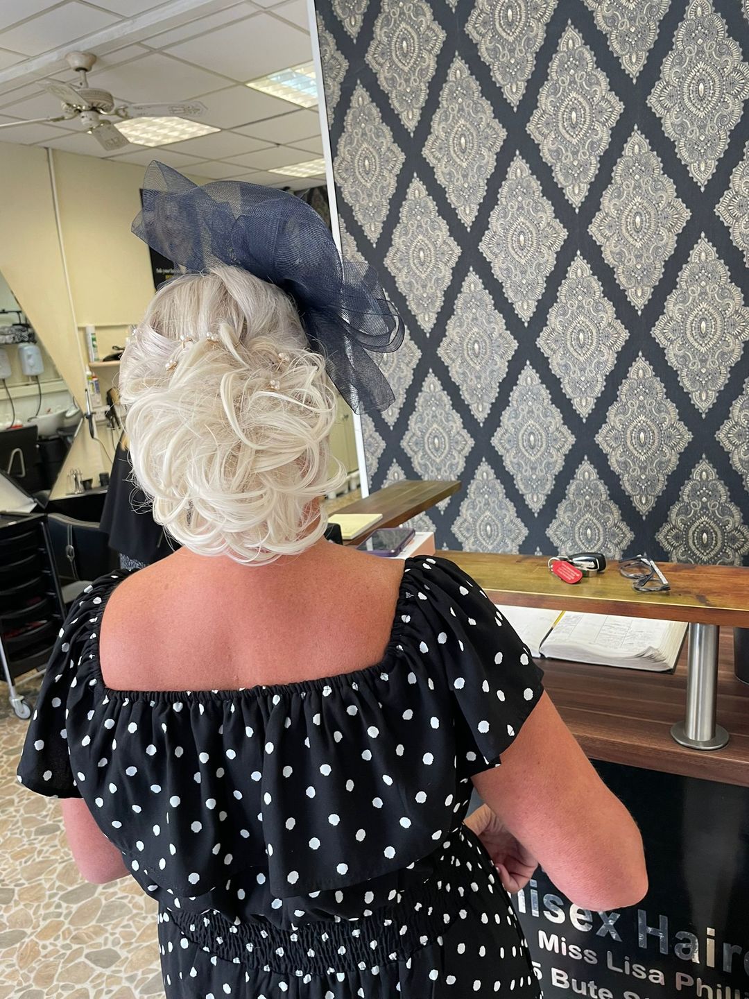 Customer photo review of Flicky Messy Scrunchie Bun