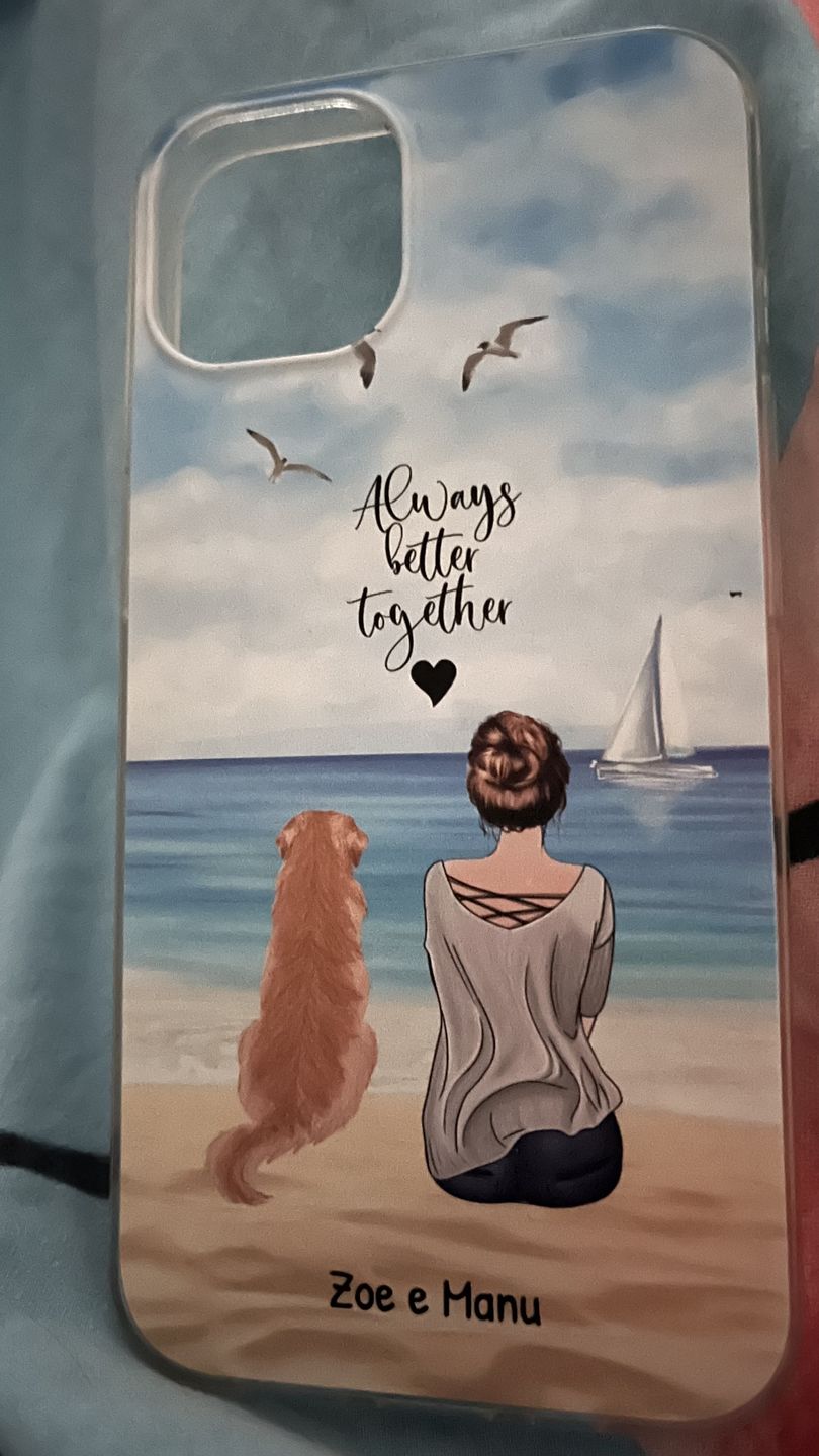 Customer photo review of Insieme al mio animale domestico – Custodia per il telefono personalizzata