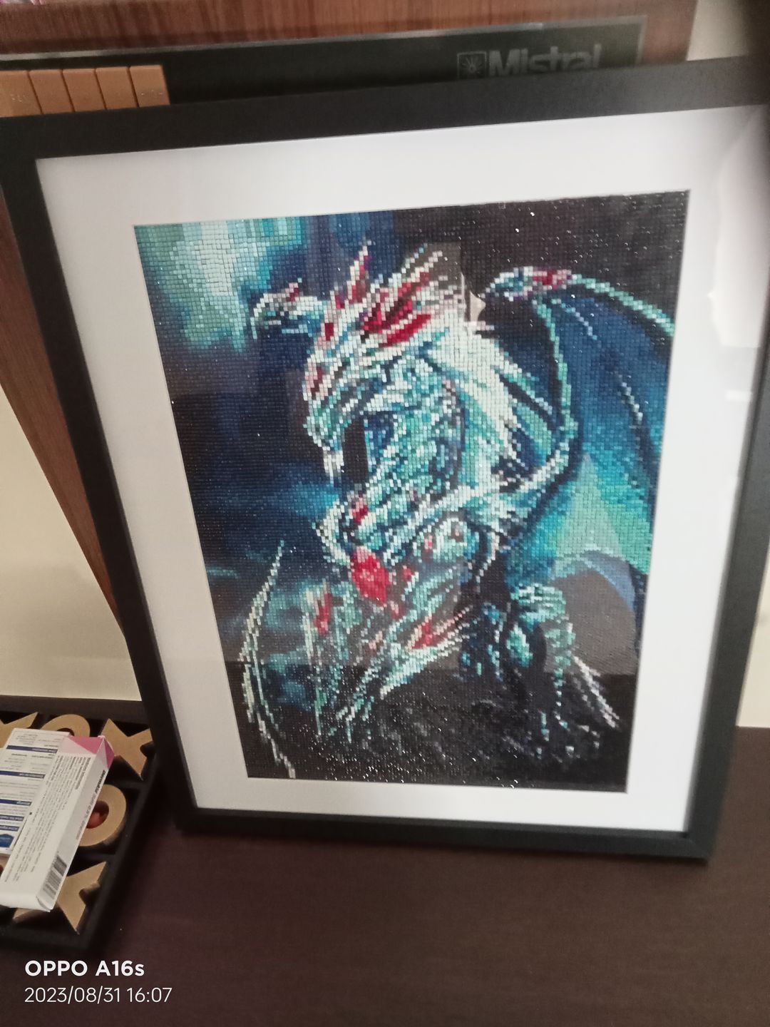 Customer photo review of New Dream Art Dragon Pattern Full Drill - 5D Diy Diamond Painting Kits VM71905