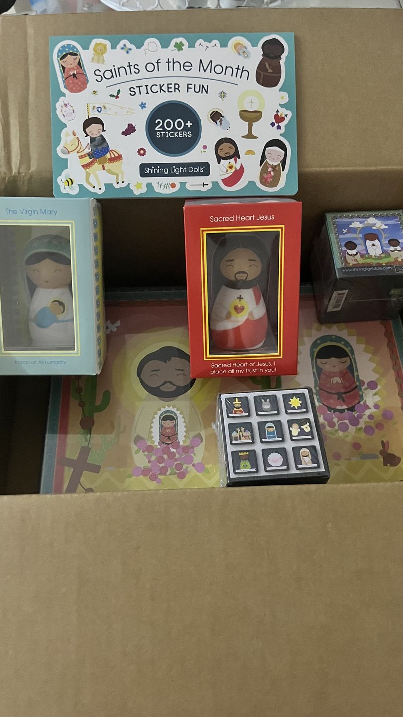 Customer photo review of Mother Mary Shining Light Doll
