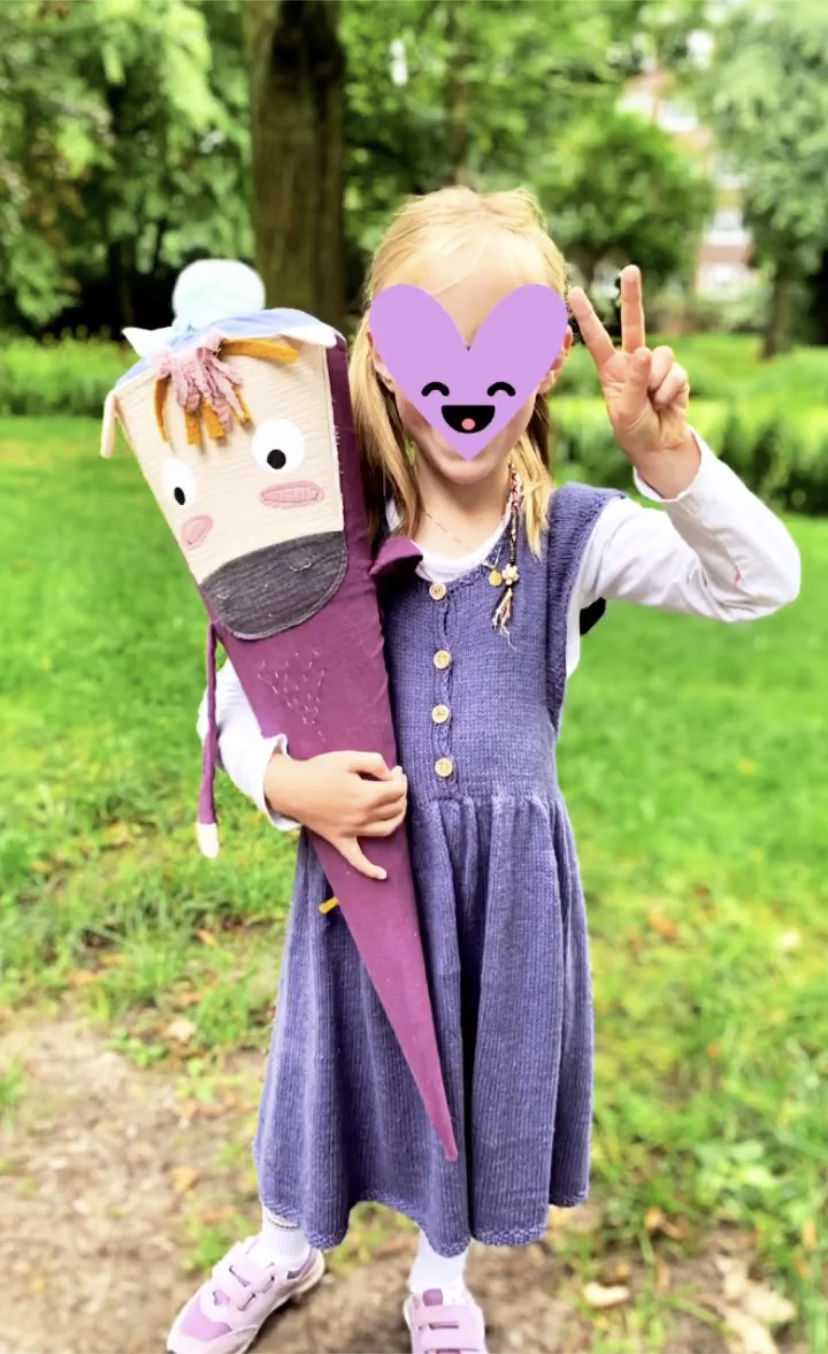 Customer photo review of E-Book Einhorn Schultüte | Zuckertüte Schnitt