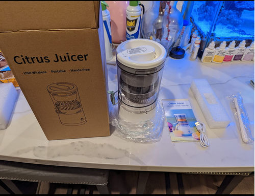 Customer photo review of Automatic Household Electric Juicer Home Care ©