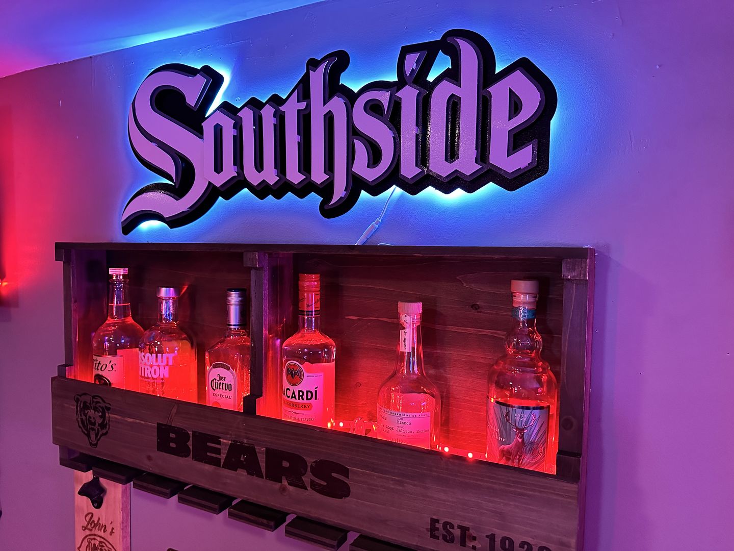 Customer photo review of Chicago White Sox "SOUTHSIDE" Logo 3D Metal Wall Art