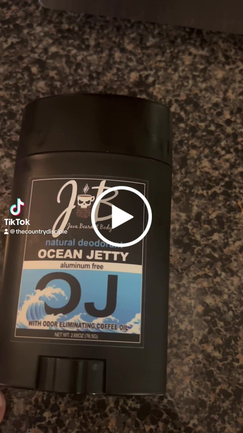 Customer video review of Ocean Jetty Java Beard Deodorant