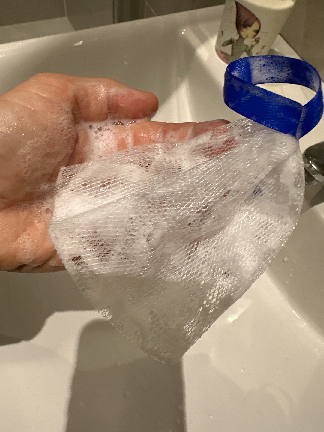 Customer photo review of Face Wash Foaming Net