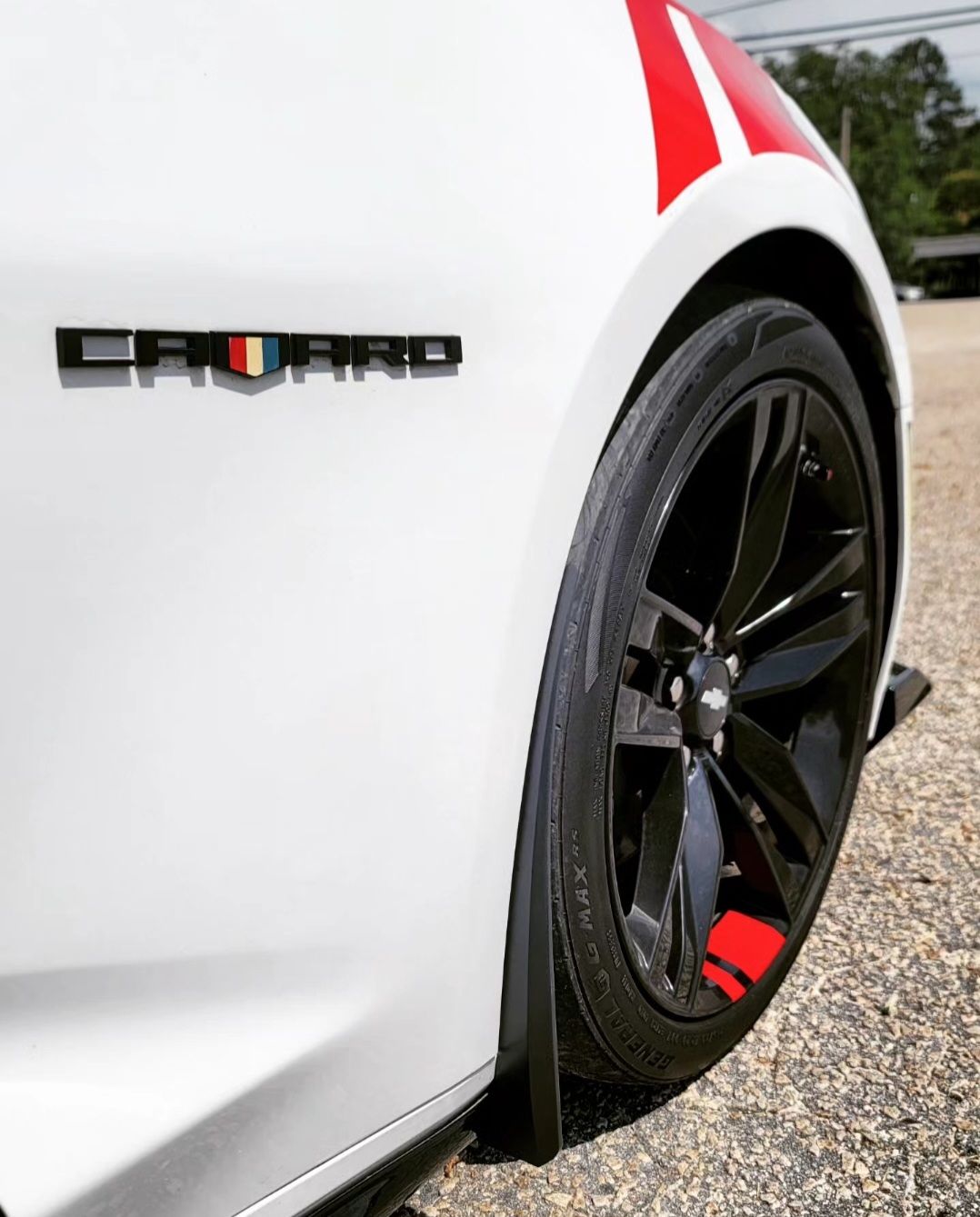 Customer photo review of 6th Gen Camaro Extended Front & Rear Splash Guards
