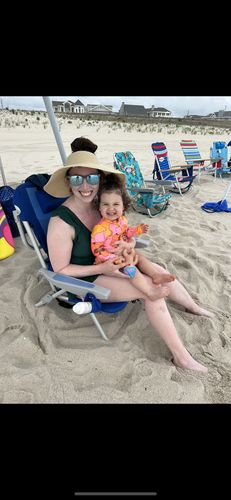 Customer photo review of ginger swim romper