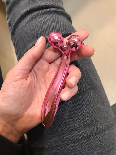Customer photo review of Rouleau Massage Visage 3D